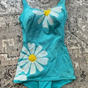 De weese design vintage daisy swim suit